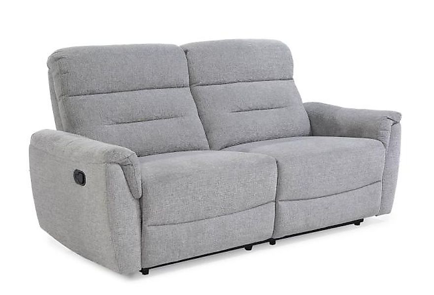 2,5-Sitzer Sofa inkl. Wall-Free-Relaxfunktion Chenille Grau günstig online kaufen