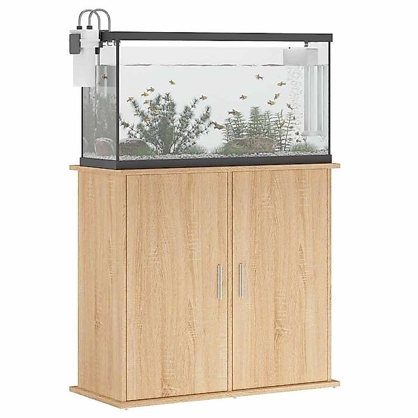 vidaXL Aquariumunterschrank Aquariumständer Sonoma-Eiche 81x36x73 cm günstig online kaufen
