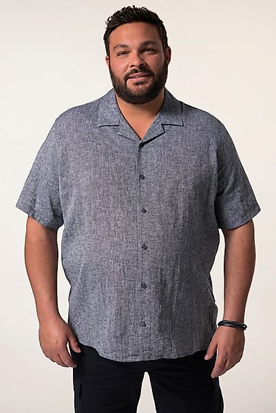 Men Plus Kurzarmhemd Men+ Leinenmix-Hemd Halbarm günstig online kaufen