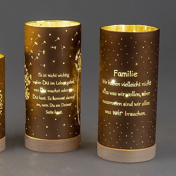 formano Nachttischlampe Sprüche, mit Timerfunktion günstig online kaufen