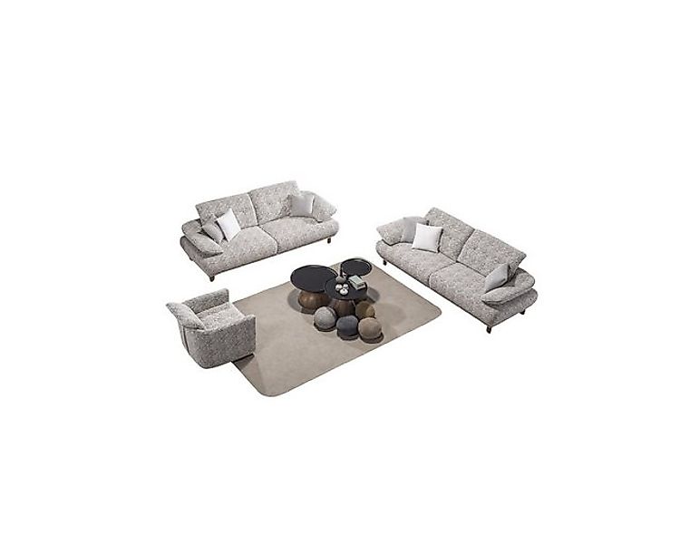 Villa Möbel Polstergarnitur Nizza, (3-tlg), mit Relax-/Bettfunktion durch v günstig online kaufen