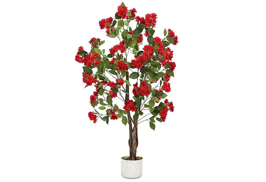 Kunstpflanze Künstlicher Duftblatt-Baum im Topf, GarveeMore, Höhe 120 cm, 1 günstig online kaufen