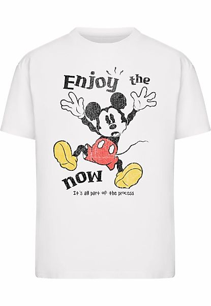 Merchcode T-Shirt "Merchcode Mickey Mouse Enjoy The Now Tee" 1 Stk. günstig online kaufen