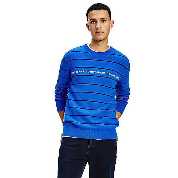 Tommy Jeans Light Blend Stripe Pullover XL Providence Blue / Multi günstig online kaufen
