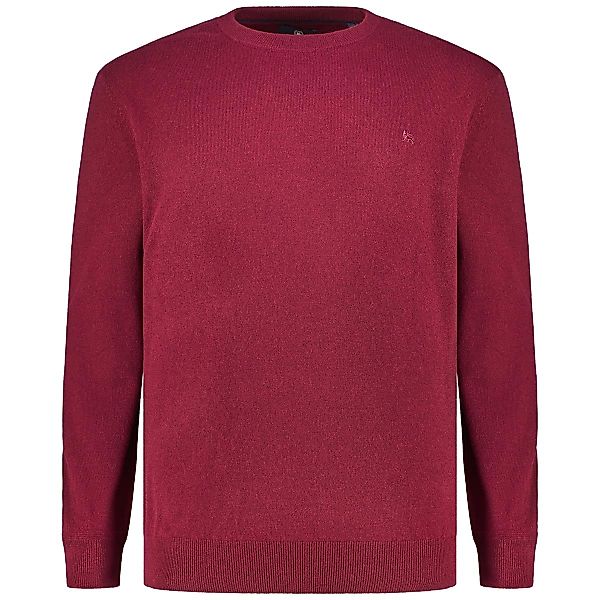 Lerros Strickpullover mit Kaschmir Farbe dunkelrot Größe: 5XL günstig online kaufen