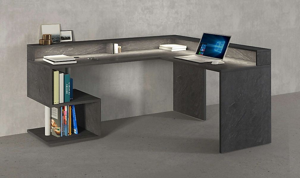 Home affaire Eckschreibtisch "Esse, Schreibtisch im modernen Design" mit od günstig online kaufen