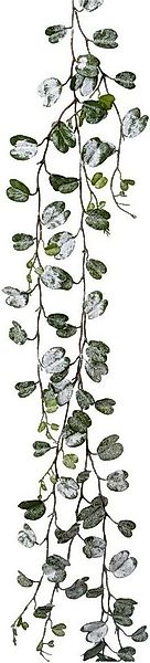 Winterliche Kunstpflanze Weihnachtsdeko, Weihnachtsgirlande Bauhiniablatt, günstig online kaufen