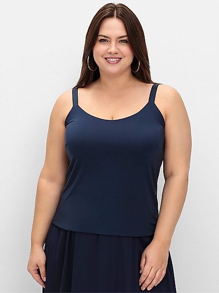 Sheego Shirttop Spaghettitop Ärmellos günstig online kaufen