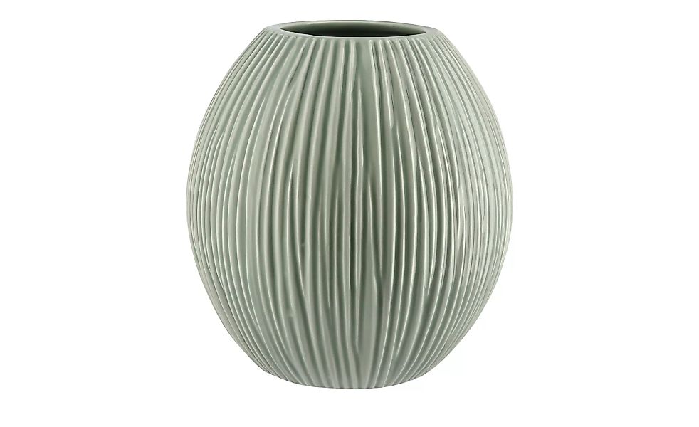 Vase - grün - Keramik - 17 cm - Dekoration > Vasen - Möbel Kraft günstig online kaufen