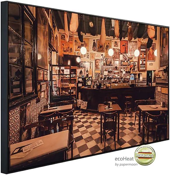 Papermoon Infrarotheizung »Vintage Style Restaurant«, sehr angenehme Strahl günstig online kaufen