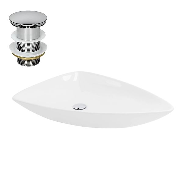 LuxeBath Waschbecken Aufsatzwaschbecken aus Keramik für günstig online kaufen