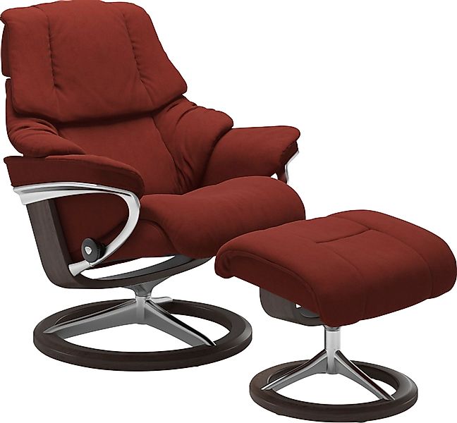 Stressless "Reno" Set, Relaxsessel mit Hocker, mit Hocker, mit Signature Ba günstig online kaufen