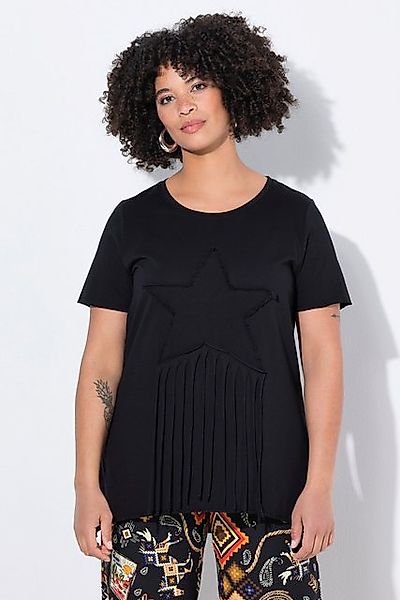 Angel of Style T-Shirt T-Shirt A-Linie Stern mit Fransen günstig online kaufen