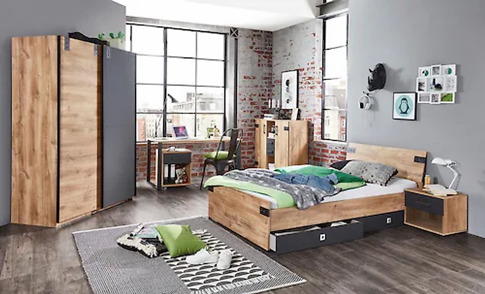 Wimex Schreibtisch »Liverpool, Tisch im coolen Loft Style«, mit Kufen aus M günstig online kaufen