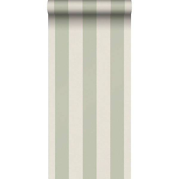 Sanders & Sanders Tapete Streifen Grün und Beige 53 cm x 10.05 m günstig online kaufen