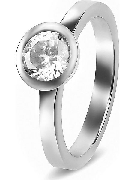 JETTE Silberring JETTE Damen-Damenring 1 Farbstein, Zirkon günstig online kaufen
