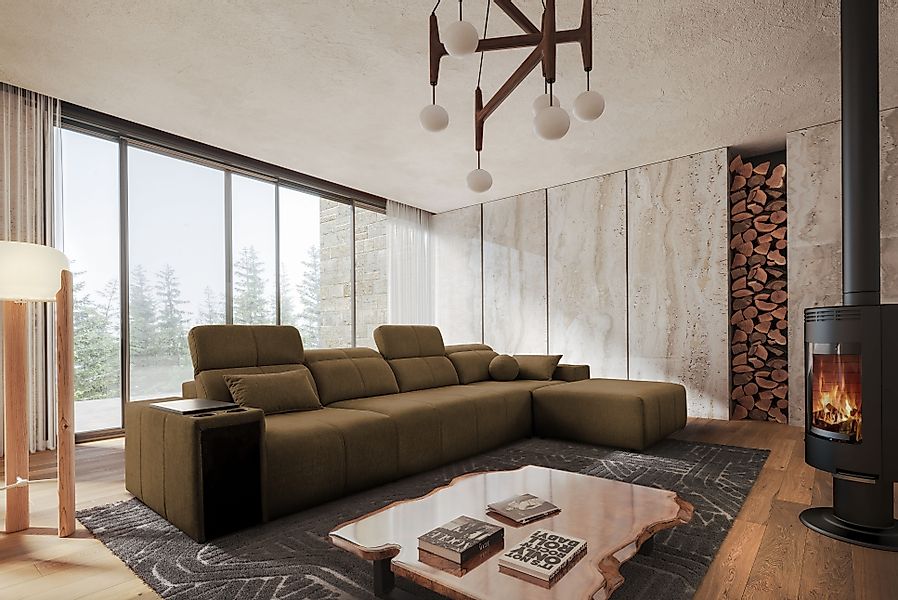 Kaiser Möbel Ecksofa mit Schlaffunktion, USB günstig online kaufen