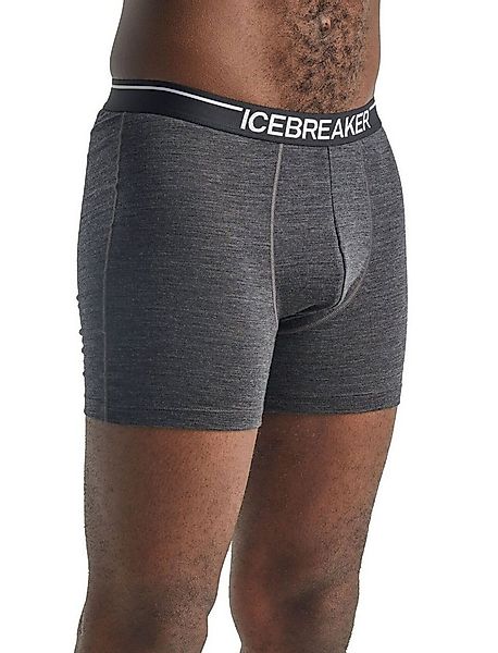 Icebreaker Boxershorts Anatomica (Merinowolle) Unterwäsche grau Herren günstig online kaufen