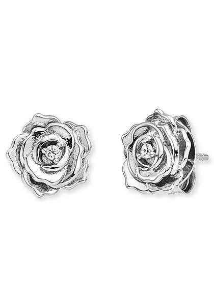 Engelsrufer Paar Ohrstecker Rose, mit Zirkonia günstig online kaufen