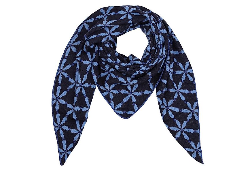 MIRROSI Dreieckstuch kuschliger und warmer Dreiecksschal ca.200x85 cm, (Blu günstig online kaufen