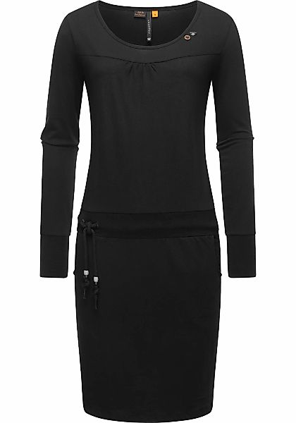 Ragwear Jerseykleid "Penellope" Eingrifftaschen Langärmliges Damen Baumwoll günstig online kaufen