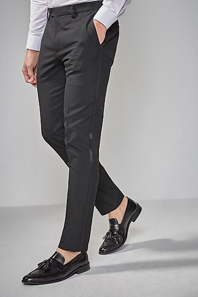 Next Anzughose Smokinghose mit kontrastierendem Galon–Skinny günstig online kaufen