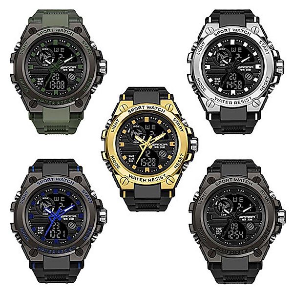 Taffstyle Sportuhr Herren Armbanduhr Digital Sportuhr günstig online kaufen