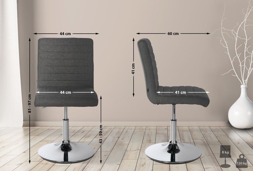 CLP Esszimmerstuhl Elvas Stoff (2er Set), günstig online kaufen
