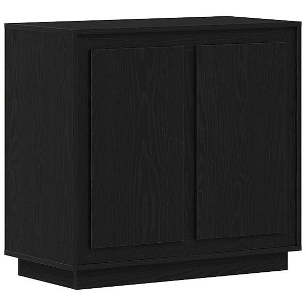 vidaXL Moderner Buffet Sideboard Schwarze Eiche 80 x 34 x 75 cm 862133 günstig online kaufen
