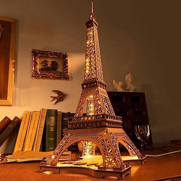 Robotime 3D-Puzzle Robotime Nachts am Eiffelturm günstig online kaufen