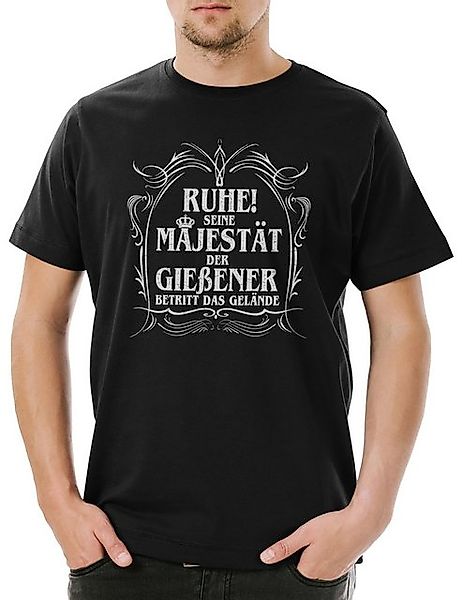 Urban Backwoods Print-Shirt Seine Majestät Der Gießener Herren T-Shirt Hess günstig online kaufen