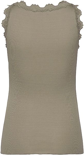 rosemunde Tanktop "Babette Silk Top" Vintage-Spitzenbesatz, breite Träger, günstig online kaufen