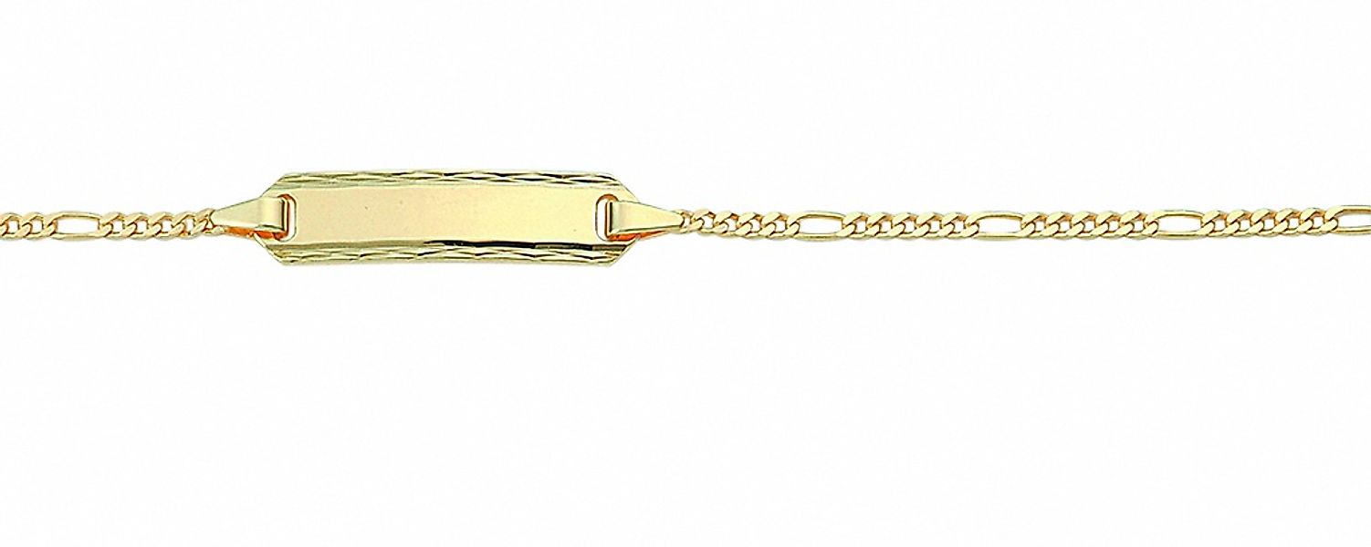 Adelia´s Goldarmband "Damen Goldschmuck 333 Gold Figaro Armband 14 cm", 333 günstig online kaufen