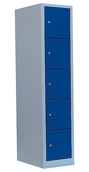 Steelboxx Fächerschrank 5 Fächer Schließfachschrank Wertfachschrank Spind ( günstig online kaufen