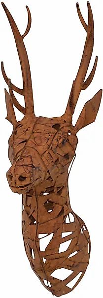 HOFMANN LIVING AND MORE Dekogeweih »Wanddekoration« 3D Optik, Hirschkopf au günstig online kaufen