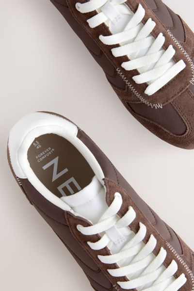 Next Forever Comfort® Retro-Schnürsneaker aus Leder günstig online kaufen