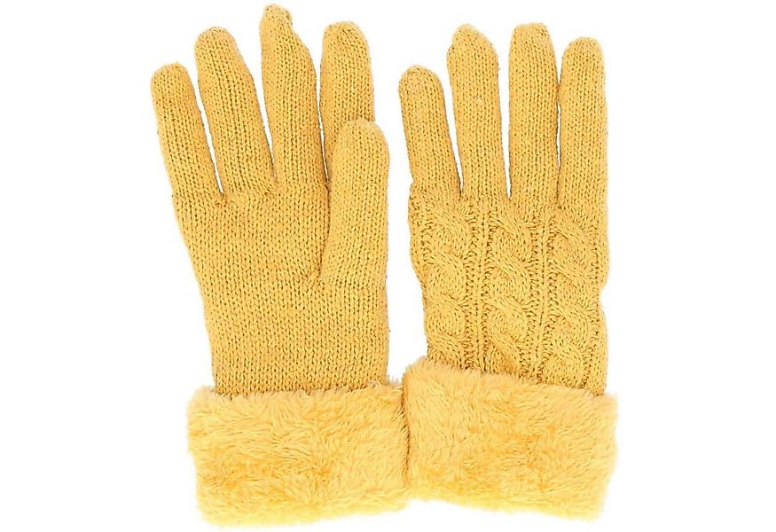 Antonio Strickmütze Antonio Damen Winter Fingerhandschuhe Teddy Futter yell günstig online kaufen