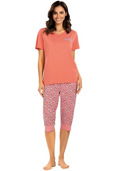 comtessa Pyjama Damen-Schlafanzug Single-Jersey Streifen günstig online kaufen