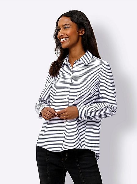 heine Klassische Bluse Streifenbluse Langarm günstig online kaufen