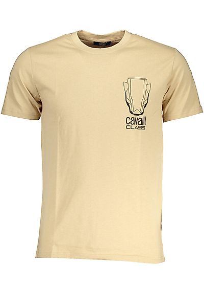 Cavalli Class T-Shirt Beiges Kurzarm Herren günstig online kaufen