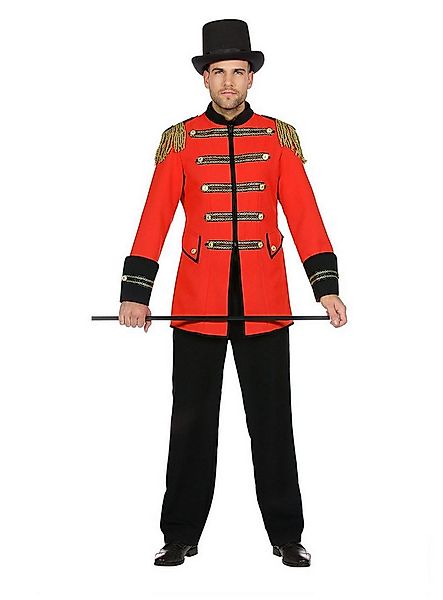 Metamorph Kostüm Zirkusdirektor Jacke, Rote Herrenjacke für Garde oder Zirk günstig online kaufen
