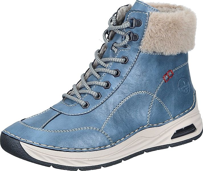 Rieker Stiefel Schnürstiefelette aus strapazierfähigem Synthetik günstig online kaufen