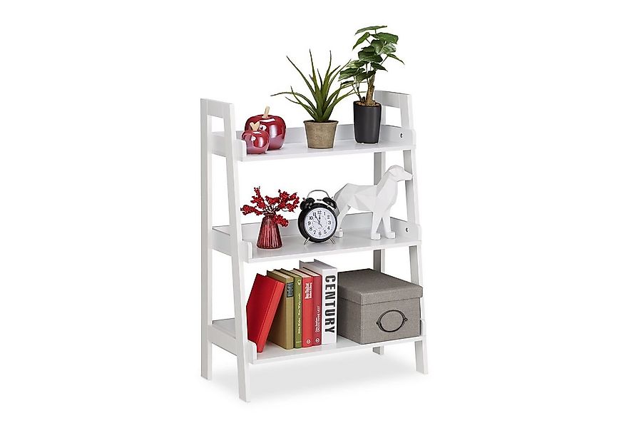 relaxdays Standregal weiß 3 Ebene günstig online kaufen