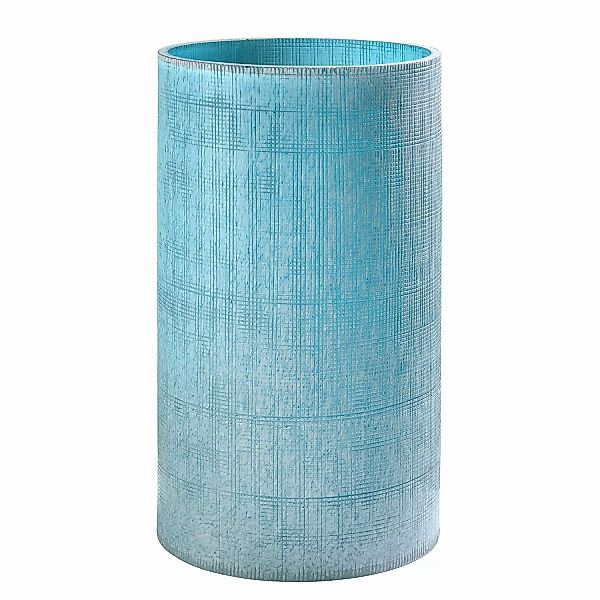 home24 Sompex Vase Ashley Blau Glas Ø 14,5 cm illuminantsType günstig online kaufen