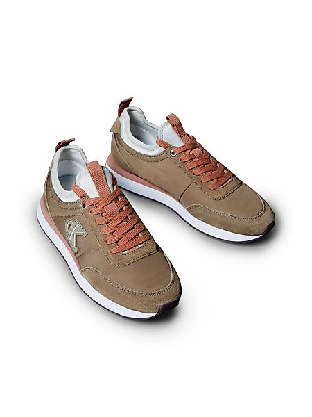 Calvin Klein Jeans Slip-On Sneaker "RETRO RUNNER SOCK LACEUP MIX MAT" Schlu günstig online kaufen