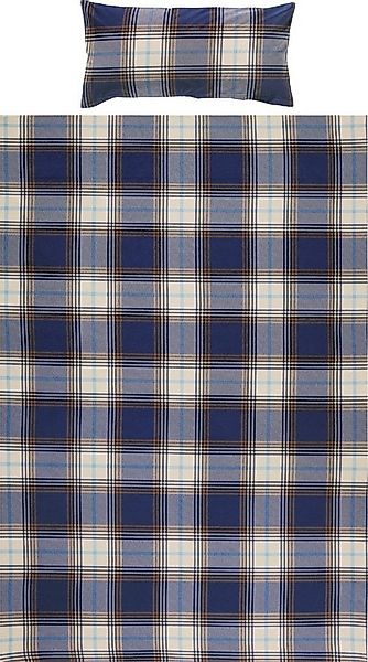 REDBEST Bettwäsche Bettwäsche, Biber, Karo günstig online kaufen