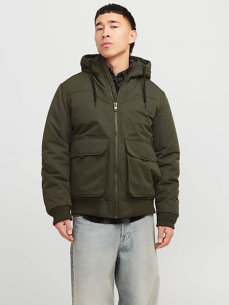 Jack & Jones Bomberjacke "JJCONSTRUCT BOMBER", mit Kapuze günstig online kaufen