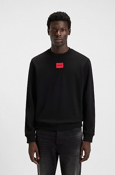 HUGO Sweatshirt Diragol Rundhalsausschnitt, Regular Fit, HUGO Label günstig online kaufen