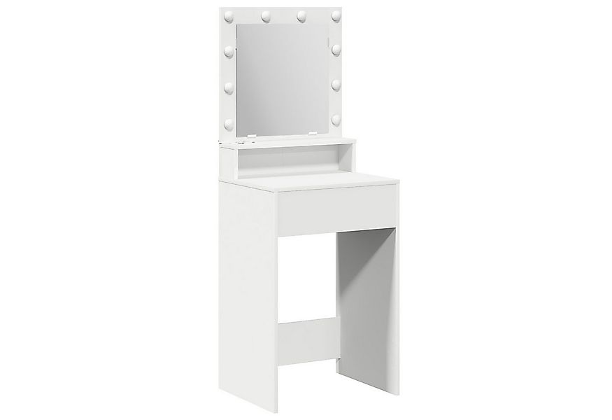 vidaXL Schminktisch Schminktisch mit Regal Weiß 50 x 41 x 135 cm Holzwerkst günstig online kaufen