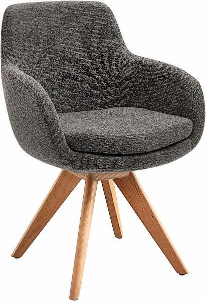 Musterring Esszimmerstuhl "Tavia", (Set), 2 St., Chenille, Stativgestell Ei günstig online kaufen